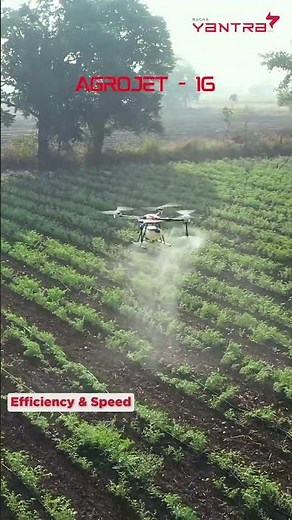 Best Spraying with Agriculture Drone | Agrojet16 spraying | Rucha Yantra Pvt. Ltd. | #yantradrones