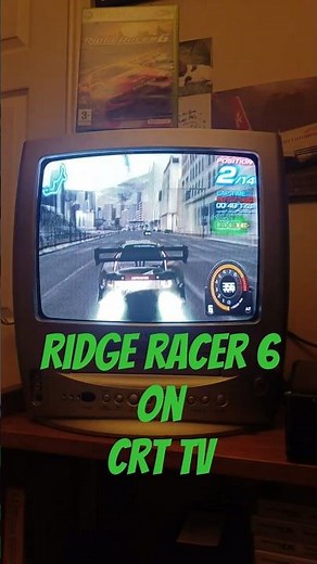 Xbox 360 on a CRT TV - Ridge Racer 6 in 2025