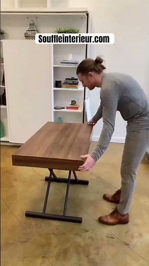 Table basse relevable extensible : le meuble qui transforme votre salon - souffleinterieur.com
