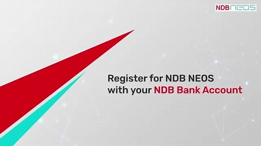 Sign up for the NDB Neos App with your NDB bank account and enjoy unique mobile banking features. 📲 Just follow these easy steps... Download the Neos App today. 👇🏻 🌐 Android: https://bit.ly/3Cd6K6i 🌐 IOS: https://bit.ly/3Cg7kA5 #NDB #NDBbank #NDBNeos #NeosPay #Neos | NDB Bank