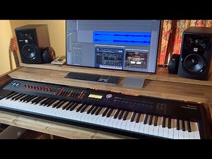 DTMデスク（天板スライド式）を自作（DIY）しました！