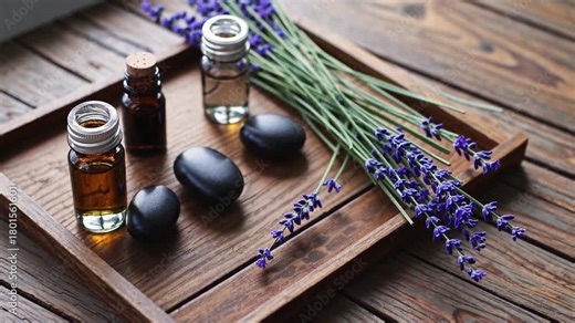Relaxation methods using essential oils and lavender for stress relief at a wellness retreat