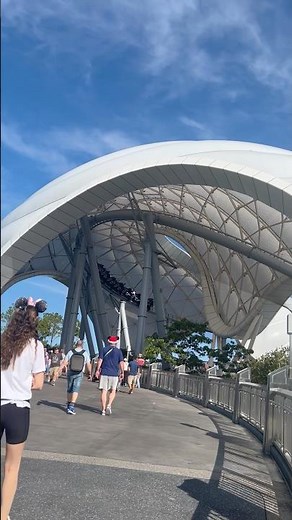 TRON Lightcycle Run ⚡ The Fastest Ride in Magic Kingdom! #disney #rollercoaster #shorts