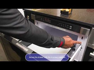 How to Install Forté Microwave Drawer