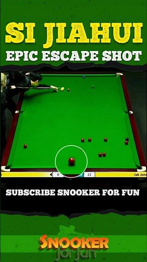 si jiahui superb escape shot #shorts #youtubeshorts #usa #uk #snooker #ding #juddtrump #ronnie
