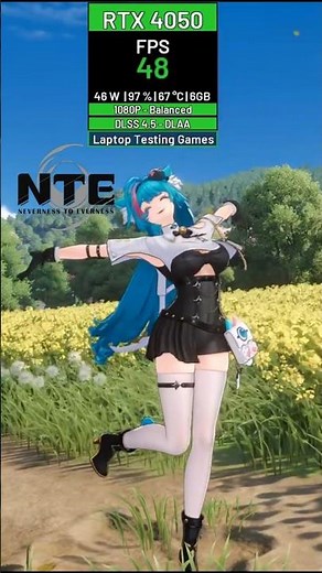 RTX 4050 vs Neverness to Everness - The Real FPS Truth #nte #rtx4050