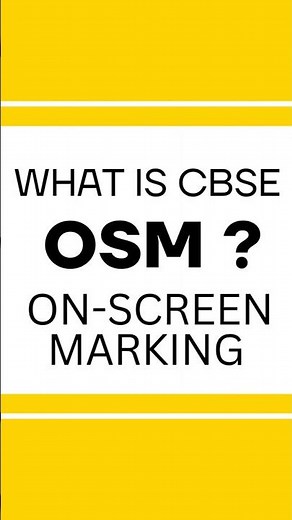 DO YOU KNOW? What is On-Screen Marking ( #osm ) for Class #12boardexam ? Digital Evaluation System.