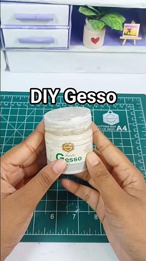 DIY Gesso | DIY Gesso At Home | Homemade Gesso Recipe ✨ #anikasartgallery ‪@AnikasArtGallery922‬