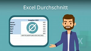 Excel Durchschnitt • einfach erklärt