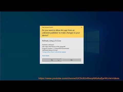 Install ReShade on Windows 10 PC