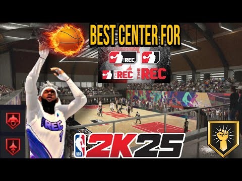 NBA 2K25 BEST CENTER BUILD TO PLAY REC "FULL GAMEPLAY" #nba2k25 #nba2k25bestbuild #nba2k