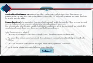 Problem identified in a process: Various reports/dashboards uti... | Filo