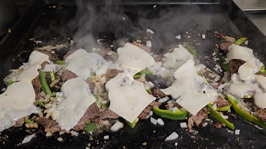 Love it when the ladies call for their Philly cheese steak fix. This time 5 of them! | Genesis Kitchen