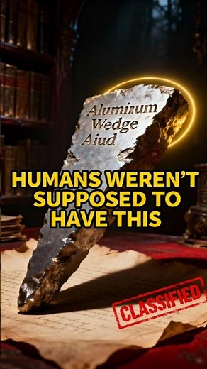 METAL ARTIFACT THAT APPEARED 40000 YEARS TOO EARLY #aiudwedge #ancientmystery #hiddenhistory #shorts