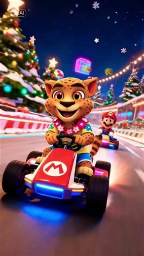 Talking Tom the cat driving a race car #funny #cat #cute