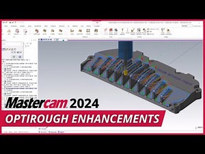 OptiRough Enhancements in Mastercam 2024