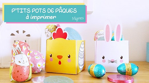 Boîtes de Pâques à imprimer