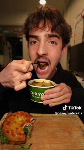 Panera Bread Full Eating Mukbang: Bagel Sandwich Feast