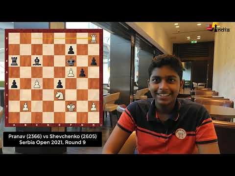 Pranav V. becomes International Master | Maiden GM norm, gains 66 Elo points at Serbia Open 2021