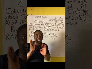 Isotopy and relative atomic mass calculations