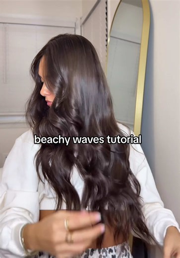 Quick Beachy Waves Tutorial for Healthy Hair