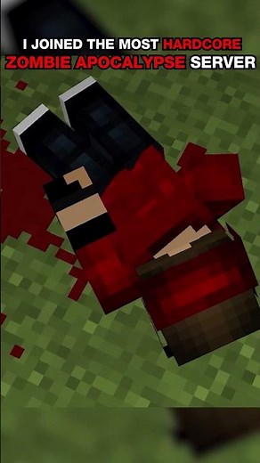 Escaping The Most Hardcore Zombie Apocalypse in Minecraft