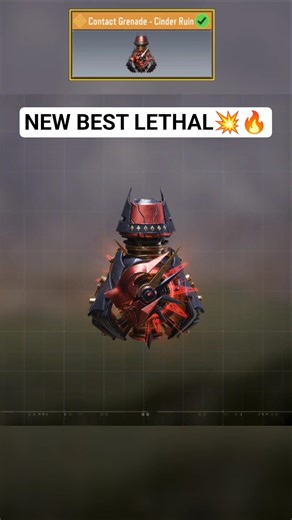 New LEGENDARY Contact Grenade CINDER RUIN is the Sickest Legendary Grenade in CODM! 🤯