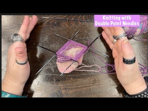 Knitting in the round on Double Point Needles (DPNs); Small Circumference Knitting part 1