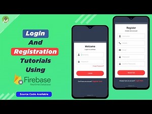How to Login and Register using Firebase Realtime Database | Android Firebase Tutorials - 01