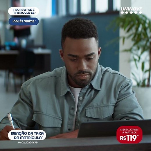 UNINOVE | Distance Learning | Immediate Start | Apply Now | 2026