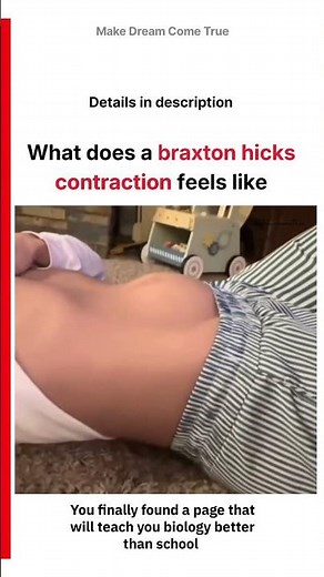 🤰🏻 What does a braxton hicks contraction 😣 looks like 🧑‍⚕️ | MDCT