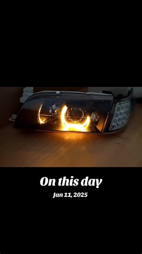 AE100 Modified Headlights with Bi-LED Projectors