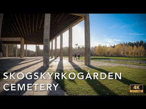 Skogskyrkogården Cemetery In Stockholm | 4K