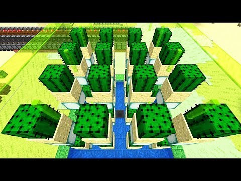 Minecraft Cactus Farm Tutorial – Simple, compact, and effective farm!