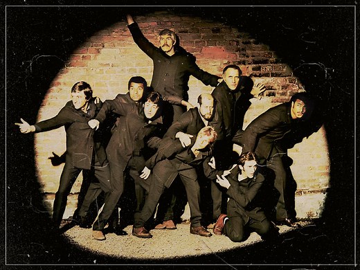 The famous faces on the cover of Wings' 'Band on the Run'