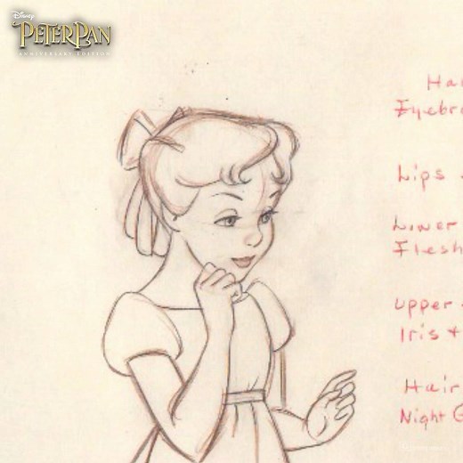 139K views · 941 reactions | Here’s a Darling look at the line art drawings that inspired Wendy! | Peter Pan | Facebook