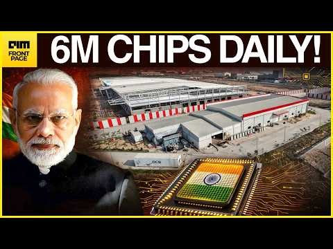 PM Modi Inaugurates India's 2nd Semiconductor Plant - 6 Million Chips a Day