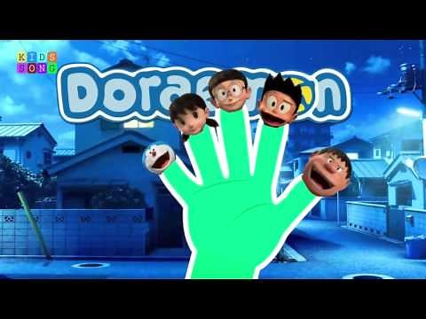 3D Dinosaur & 3D Doraemon Finger Family Nursery Rhymes