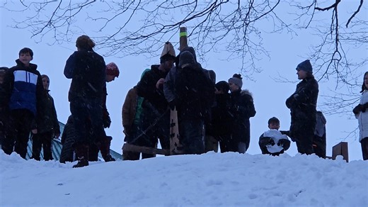 When the staff take the box-sledding competition seriously! (Sound on for some good laughs) Polar Vortex Teen Snow Camp is right around the corner - Jan 16-18, 2026! We still have spaces left for your 13-17 yr old to join us! Register your teen for a weekend away in the snow https://www.blisssummit.com/winter/ | Bliss Summit Bible Camp