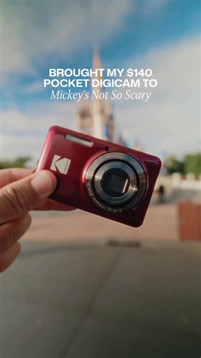 Adam Bryan on Instagram: "No edits, straight out of camera 👀 Brought my Kodak pocket digicam to Mickey’s Not So Scary Halloween Party last night and for the most part, the pics came out so good! 📸 Kodak Pixpro FZ55 💰 $99 - $139 Link in bio if this sounds intriguing"