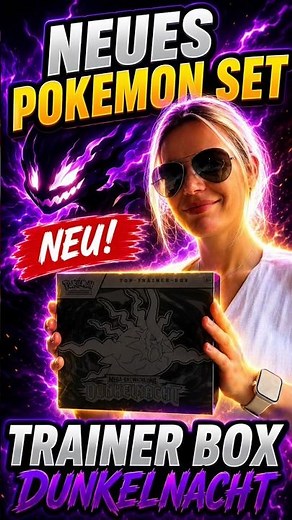 🤯 SHE loves the NEW POKÉMON SET 😍 Trainer Box OPENING