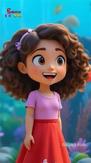 வண்ண வண்ண மீன்கள் - Colorful Fish Song | Tamil Nursery Rhymes for Children | Galatta Kids | Shorts