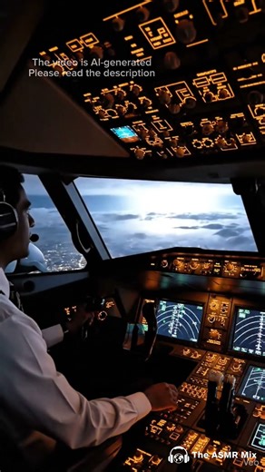 pilot sees | Night Flight Ambience – Distant Lightning Above the City