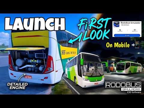 RODOBUS SIMULADOR | PLAYSTORE RELEASING AND GAMEPLAY is OUT! (New Roads and Features)