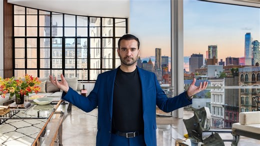 $9M industrial loft vs. $7M modern NYC apartment