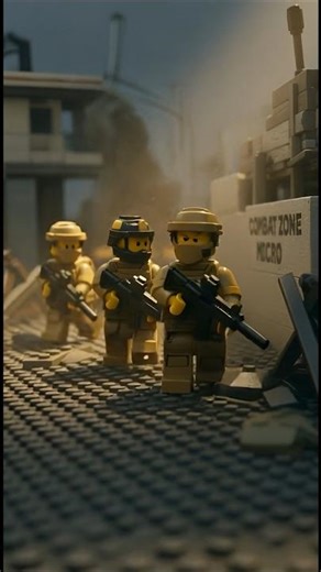 LEGO Combat Zone Mission 🔥 Epic Military Animation in 4K | Cinematic Action Short Film#LEGO#shorts