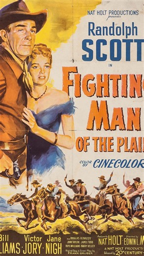 Fighting Man of the Plains (1949) — Randolph Scott’s Post‑War Redemption Western#RandolphScott #Clas