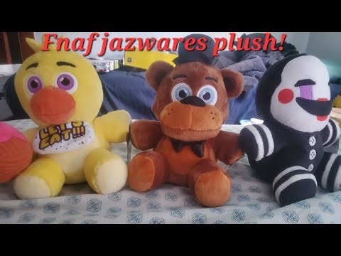 Reviewing the new jazwares plushies (expect Bonnie foxy and nightmare puppet or wave 2)