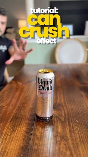 This CapCut Can Crush Effect Is So Satisfying 🥫💥