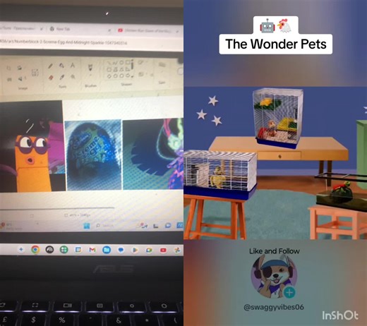 #duet with @SwaggyVibes Robot Chicken The Wonder YouTubies and Wonder Pets #thewonderyoutubies #numberblock2creaturescreameggandmidnightsparkle #numberblock2scremeeggmidnightsparklepoliandrockyrhodes @Poli & Creature Screme Egg @So What Goo Oh Hang On